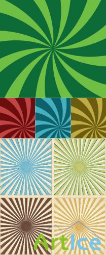 Vintage Sunburst Backgrounds