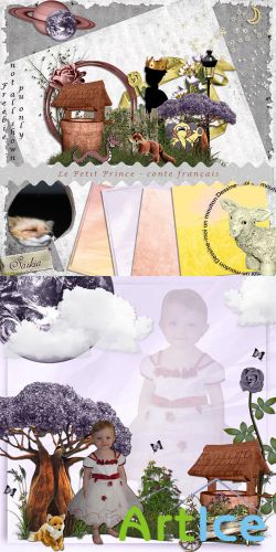 Scrap Set - Le Petit Prince PNG and JPG Files