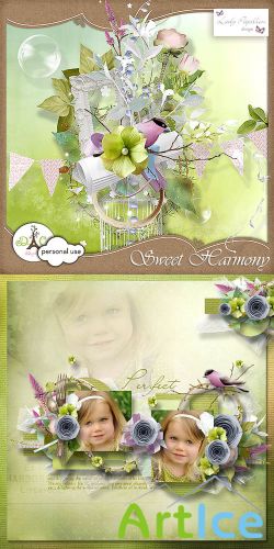 Scrap Set - Sweet Harmony PNG and JPG Files