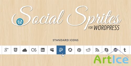 CodeCanyon - Social Sprites v1.3.0 - Icons Widget For WordPress