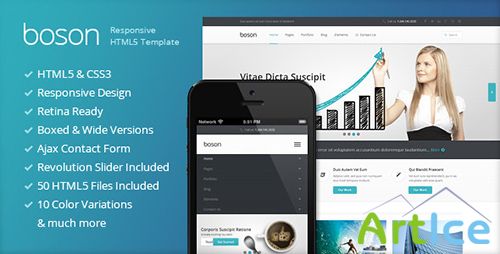 ThemeForest - Boson - Responsive Multi-Purpose HTML5 Template - RIP