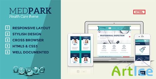 ThemeForest - MedPark - Responsive Medical Health Theme - RIP