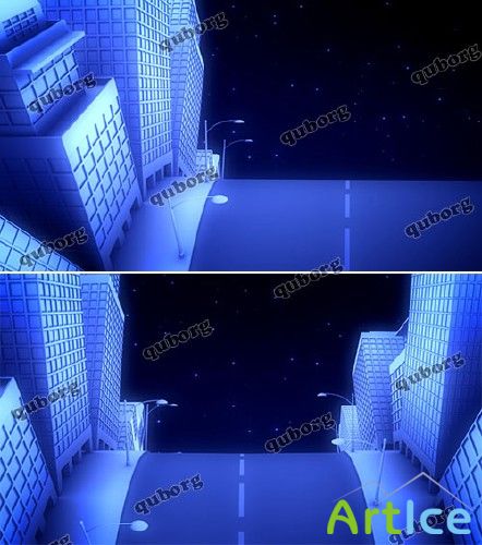 Motion Graphic - City Slope