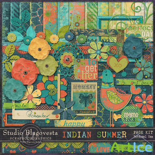 Scrap Set - Indian Summer PNG and JPG Files