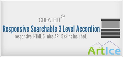 CodeCanyon - Responsive Searchable 3 Level Accordion For Wordpress