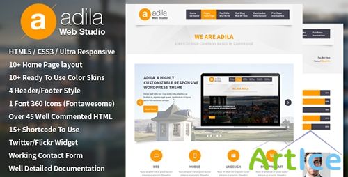 ThemeForest - Adila: Multipurpose Business HTML Theme - RIP