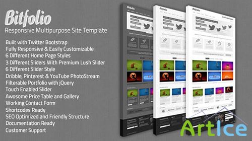 Mojo-Themes - BitFolio - Responsive Multipurpose Site Template - RIP