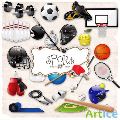 Scrap Set - Sport PNG Files