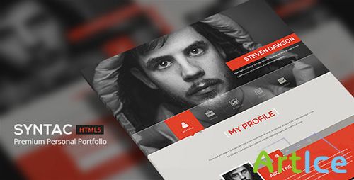 ThemeForest - Syntac - Premium Personal Portfolio HTML5 Template - RIP