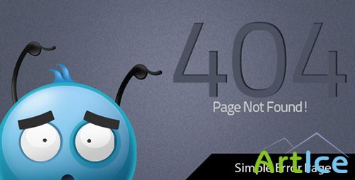 ThemeForest - BluBird - 404 Error Page - RIP