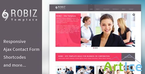 ThemeForest - ROBIZ - Responsive Site Template - RIP