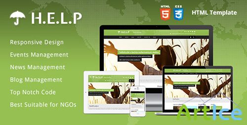 ThemeForest - HELP - NGO HTML Template - RIP