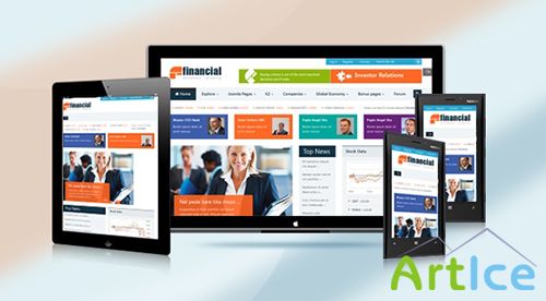 SmartAddons - SJ Financial - Responsive Joomla 2.5 & 3.1 Template