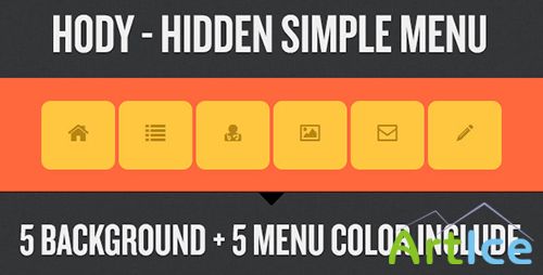 CodeCanyon - Hody - Hidden Simple Menu