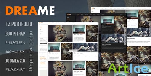 TemPlaza - Dreame v1.1 - Responsive Joomla Template