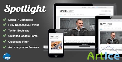 ThemeForest - Spotlight - Responsive Drupal 7 eCommerce Theme