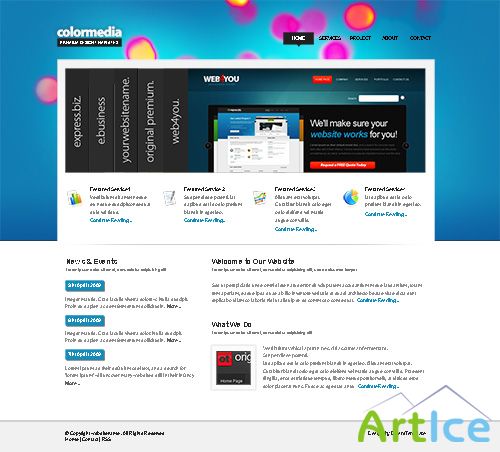 DreamTemplate - BrightAccordion - XHTML Template