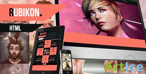 ThemeForest - Rubikon - Creative Single Page HTML Template - RIP