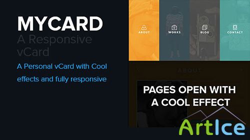 Mojo-Themes - Mycard - Responsive Vcard / Resume HTML Template - RIP