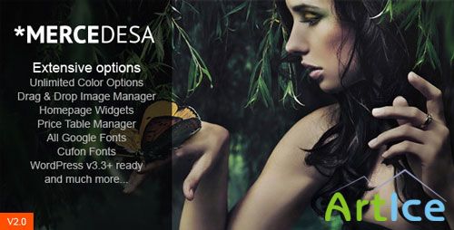 ThemeForest - Mercedesa v2.0 - Business & Portfolio WordPress Theme