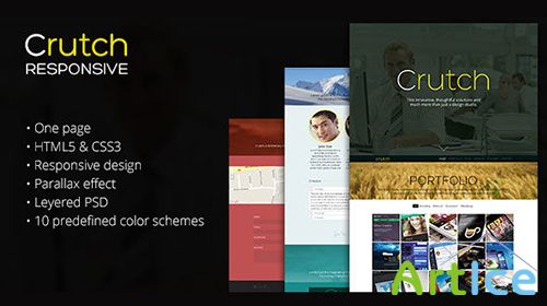 Mojo-Themes - Crutch - One Page HTML Template - RIP