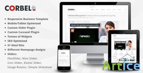 ThemeForest - CORBEL - Responsive Theme - RIP