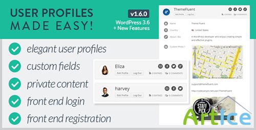 CodeCanyon - User Profiles Made Easy v1.3.8 - WordPress Plugin