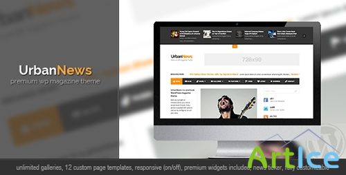 ThemeForest - UrbanNews v3.2 - WP Magazine Theme