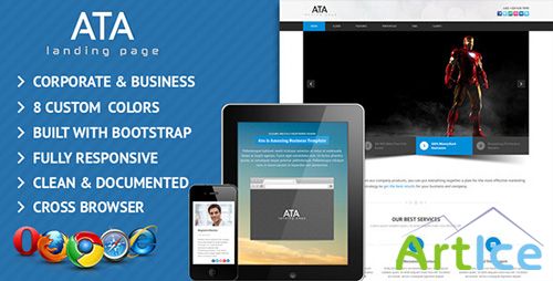 ThemeForest - Ata - Business/Corporate Landing Page Template - RIP