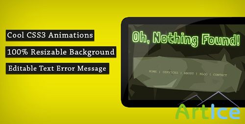 ThemeForest - 404 Error Page - Lost in the Jungle - RIP