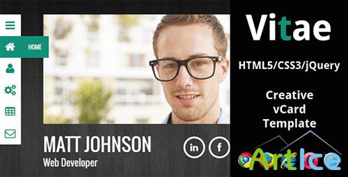 ThemeForest - Vitae - Responsive HTML5 vCard Template - RIP