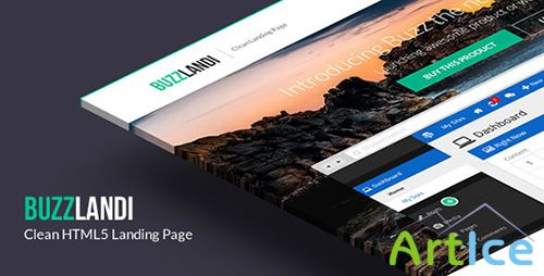 ThemeForest - BuzzLandi - Clean HTML5 Landing Page - RIP