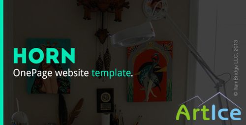 ThemeForest - Horn - Responsive OnePage Template - RIP