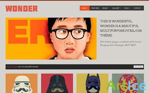 WrapBootstrap - WONDER - Multipurpose Theme