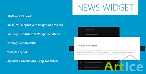 CodeCanyon - News Widget - jQuery Plugin - RIP