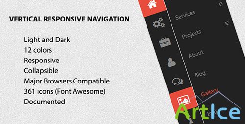 CodeCanyon - Vertical Responsive Navigation - RIP