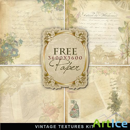 Textures - Old Vintage Backgrounds #153