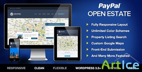 ThemeForest - OpenEstate v.2.6 - Responsive Real Estate Wordpress Theme