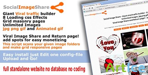 CodeCanyon - Social Image Share viral traffic - RIP