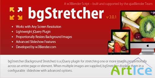 CodeCanyon - bgStretcher jQuery Background Resizer & Slideshow - RIP