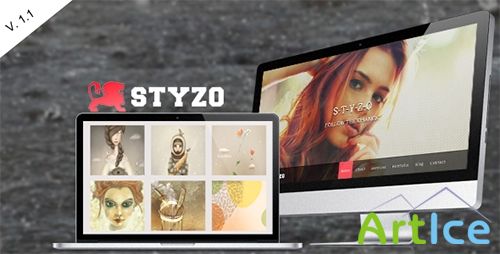 ThemeForest - STYZO - Responsive Single Page Template - RIP