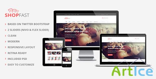 ThemeForest - ShopFast - Modern Ecommerce HTML Template - RIP