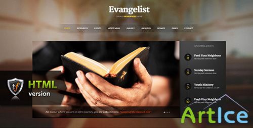 ThemeForest - Evangelist - Church HTML Theme - RIP