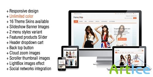 ThemeForest - Fancy - Clothing Magento Theme