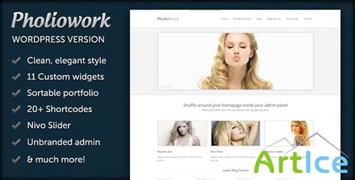 ThemeForest - Pholiowork v1.4 - WordPress Theme