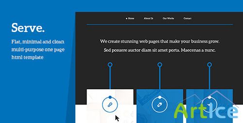 ThemeForest - Serve - Multi-Purpose One Page HTML Template - RIP