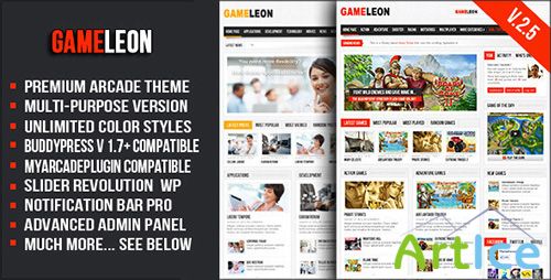 ThemeForest - Gameleon v2.5 - WordPress Arcade Theme