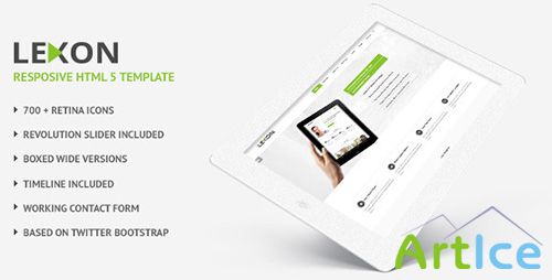 ThemeForest - LEXON - Unique and Creative HTML Template - RIP