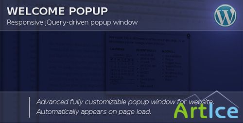 CodeCanyon - Widgetized Welcome Popup v1.4