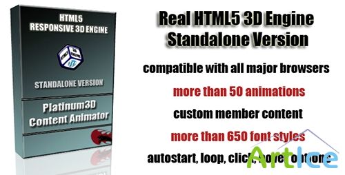 CodeCanyon - Platinum3D Content Animator - Standalone Version - RIP